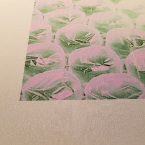 PINK BUBBLES unframed canvas print