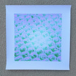 PINK BUBBLES unframed canvas print