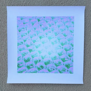 PINK BUBBLES unframed canvas print