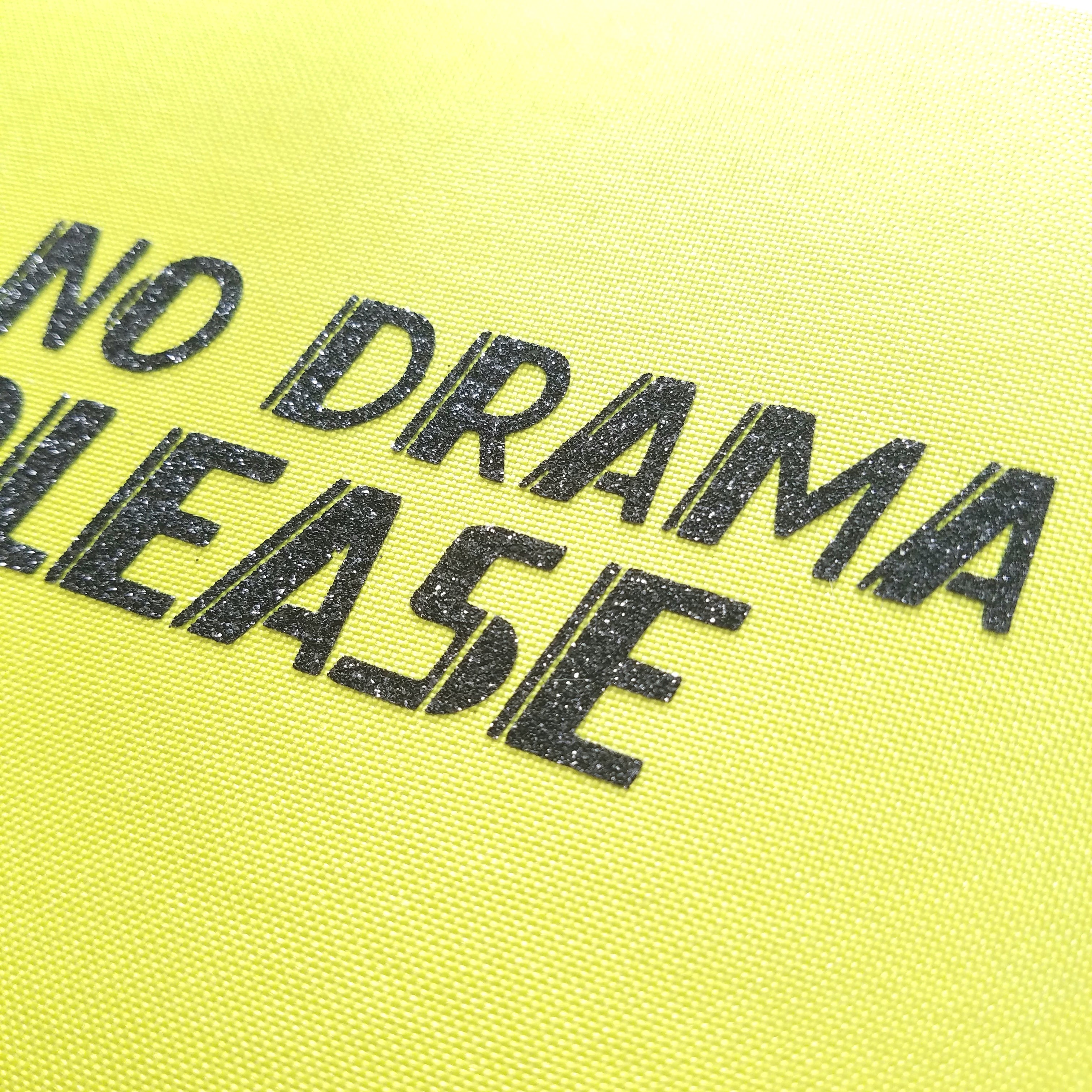 NO DRAMA PLEASE lined journal book