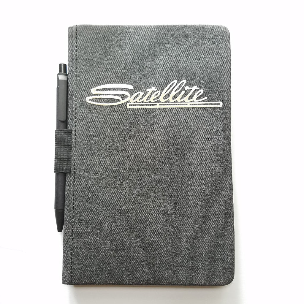SATELLITE lined journal book with pen