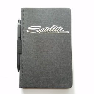 SATELLITE lined journal book with pen