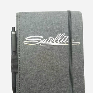 SATELLITE lined journal book with pen