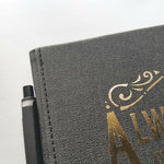 ALWAYS ON MY MIND lined journal book with pen