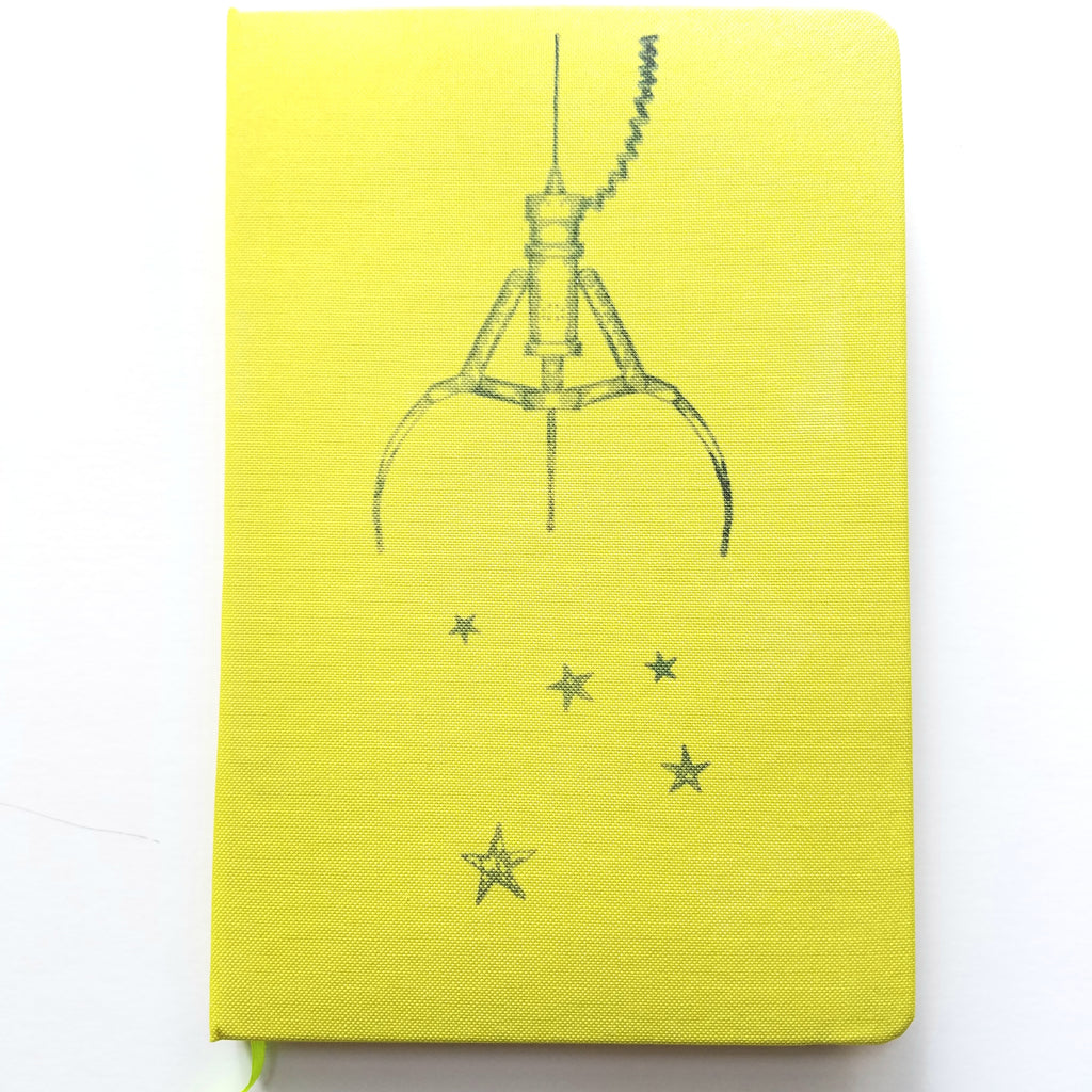 FALLING STARS lined journal book