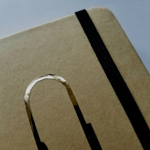 CLIP small blank notebook
