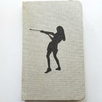 SHOOT lined journal with leather closure