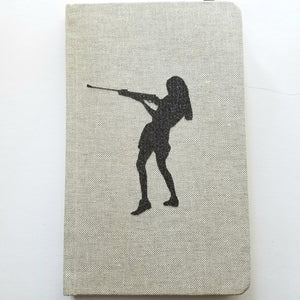 SHOOT lined journal with leather closure