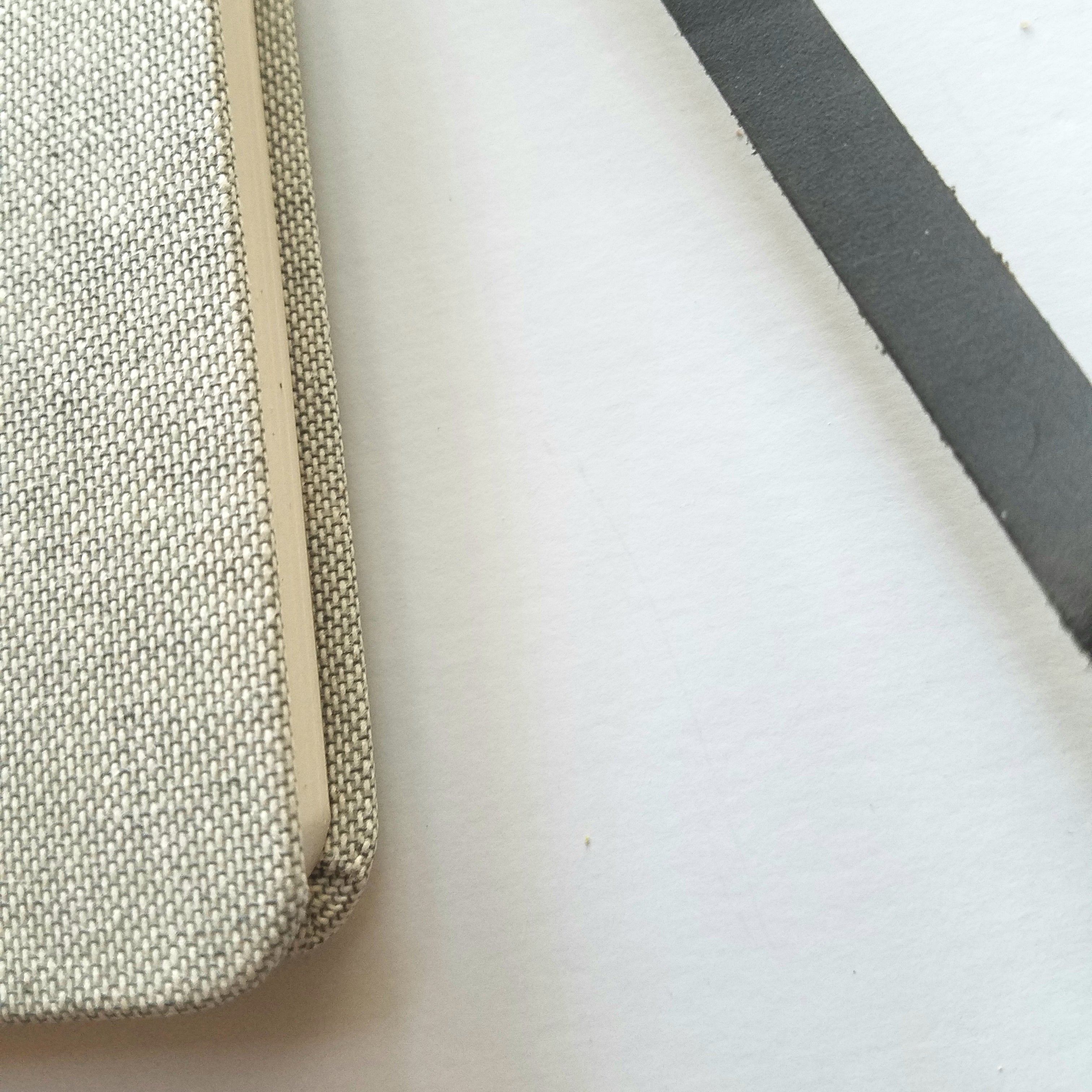 NEON YELLOW DOTS lined journal with leather closure