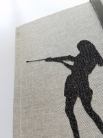 SHOOT lined journal with leather closure