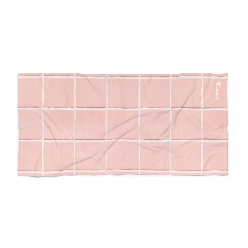 PINK + FUN beach towel