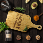 MERRY EVERYTHING cutting board