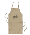 BLACK CRAB apron