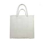 MULTI DIAMOND WHITE medium mercado bag