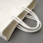 ESPIGA WHITE large mercado bag