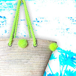 POMPOM FRENCH MARKET basket