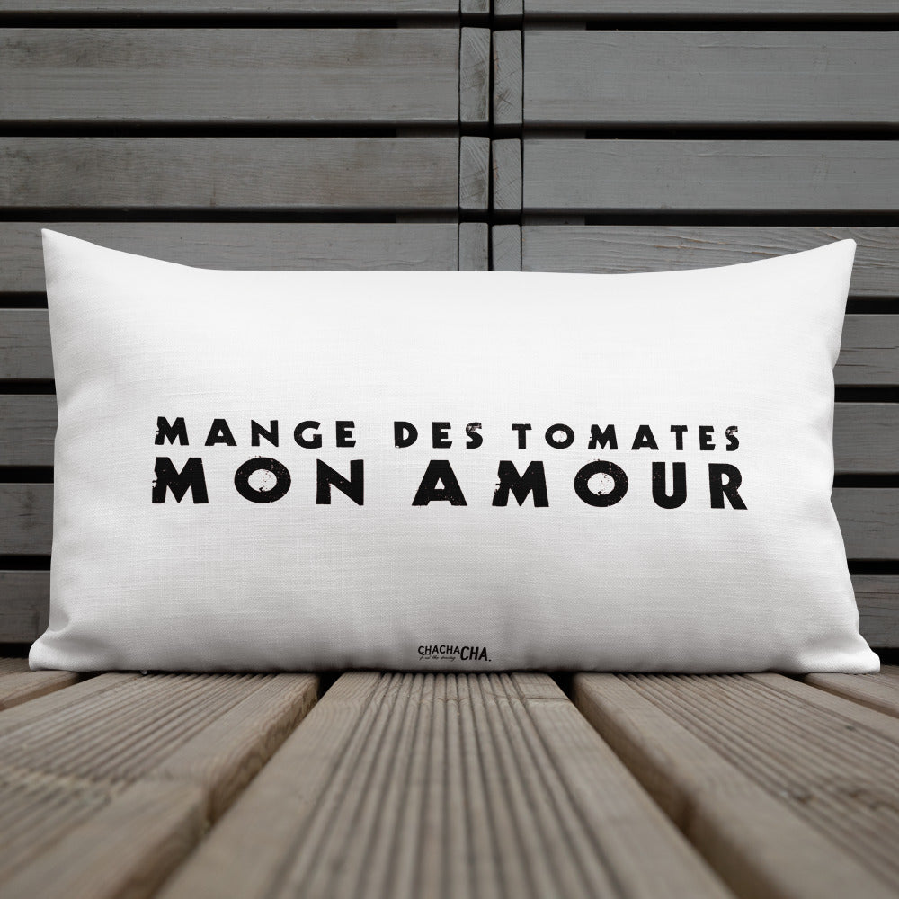 MANGE DES TOMATES rectangular pillow