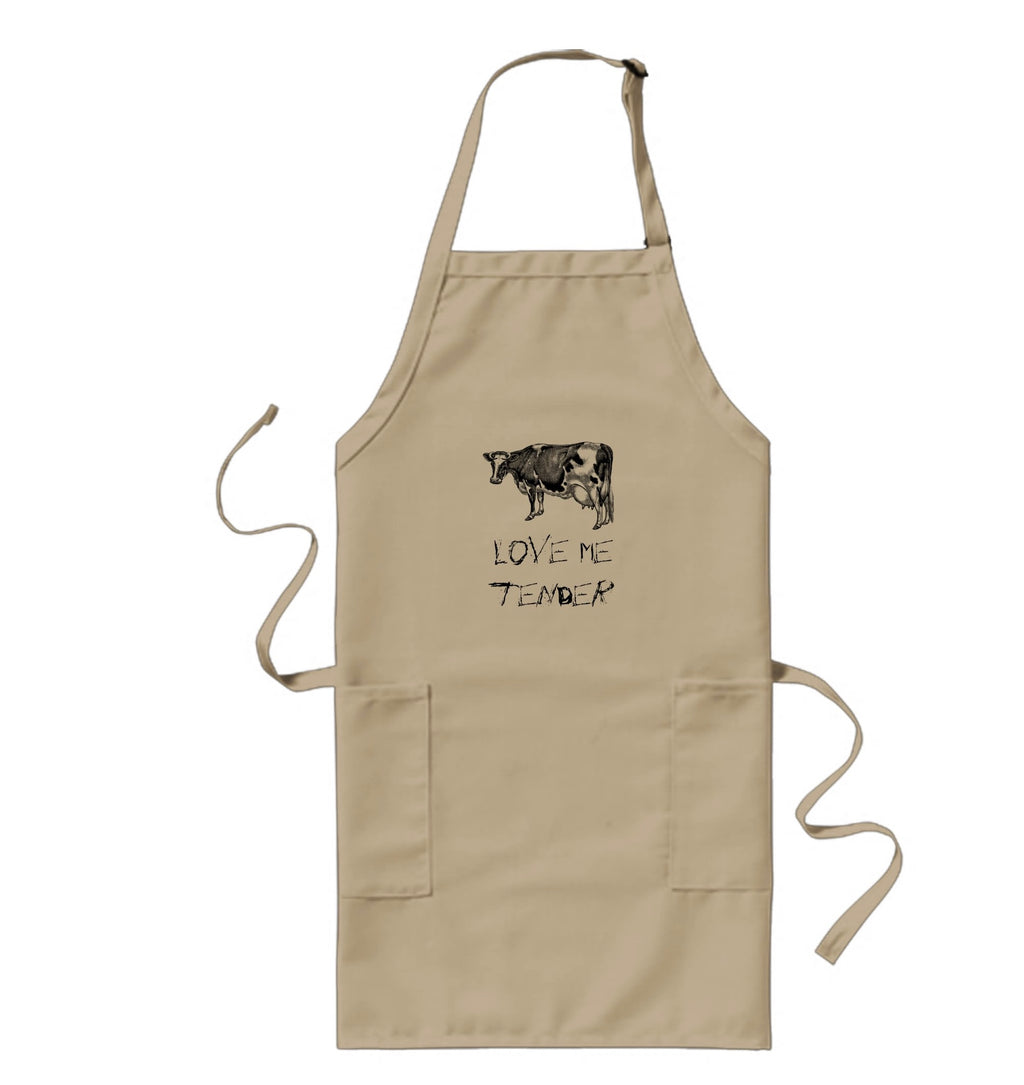 LOVE ME TENDER apron