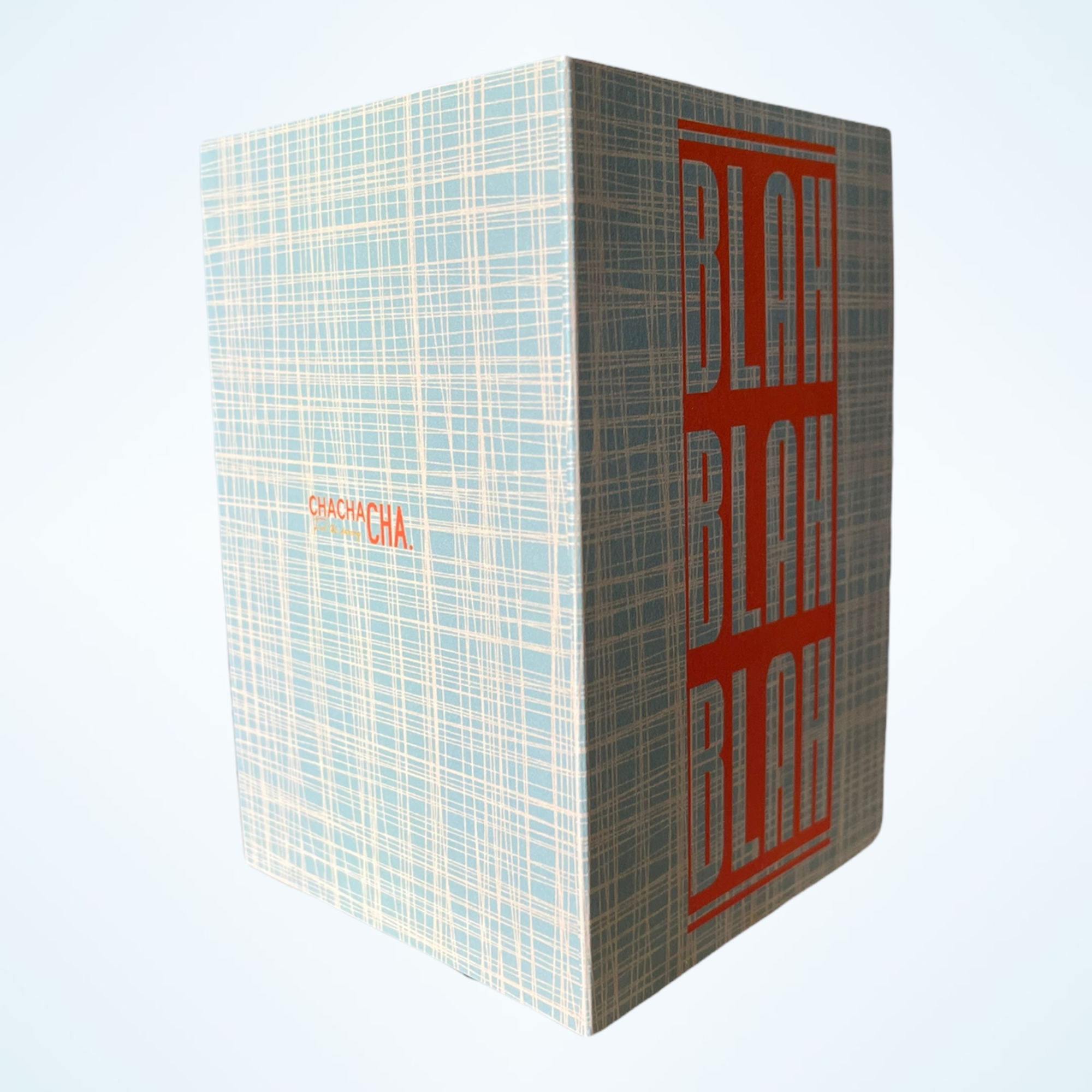 BLAHBLAHBLAH folded greeting card