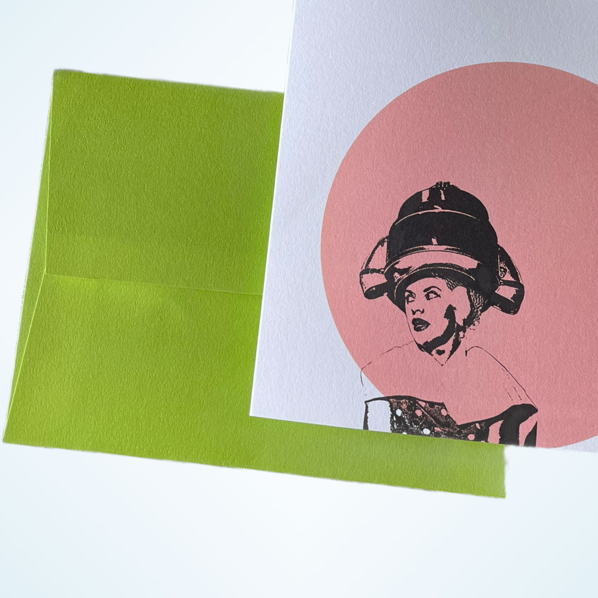 TALK TALK folded greeting card