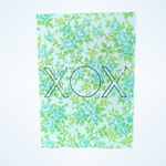 XOX folded greeting card