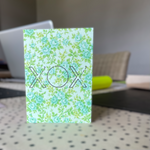 XOX folded greeting card