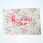 SENTIMENTAL CRAP folded card