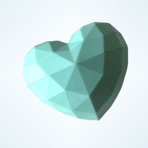 HEART LIP BALM teal sweet mint