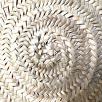 ROUND STRAW market bag