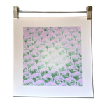 PINK BUBBLES unframed canvas print