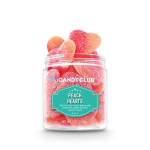 PEACH HEARTS candy
