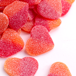 PEACH HEARTS candy