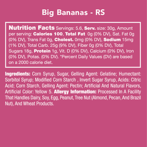 BIG BANANAS candy