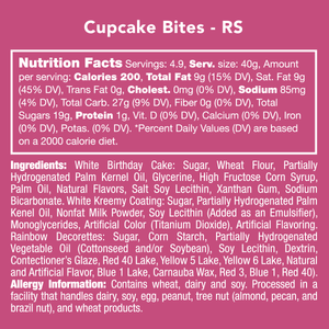 CUPCAKE BITES candy