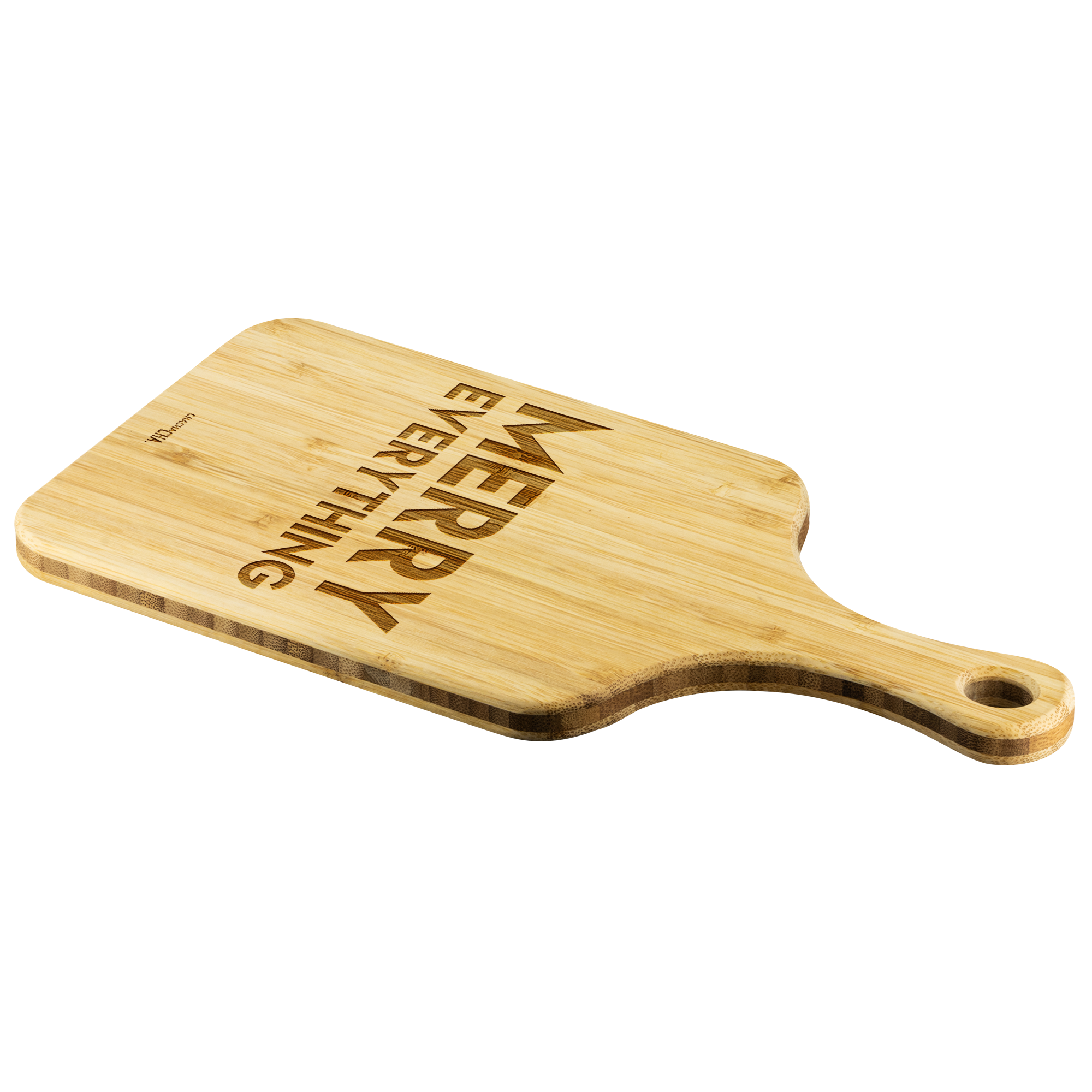 MERRY EVERYTHING cutting board