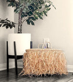 FRINGE RAFFIA STRAW market bag in different sizes