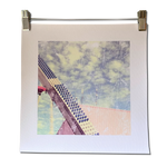 HAPPY METAL PINK unframed canvas print
