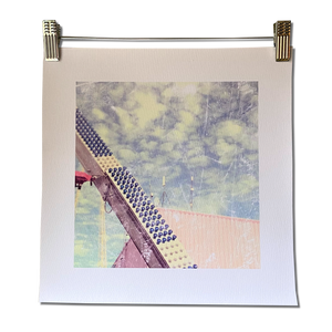 HAPPY METAL PINK unframed canvas print