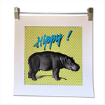 HIPPY unframed canvas print