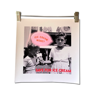 ICE SCREAM unframed canvas print