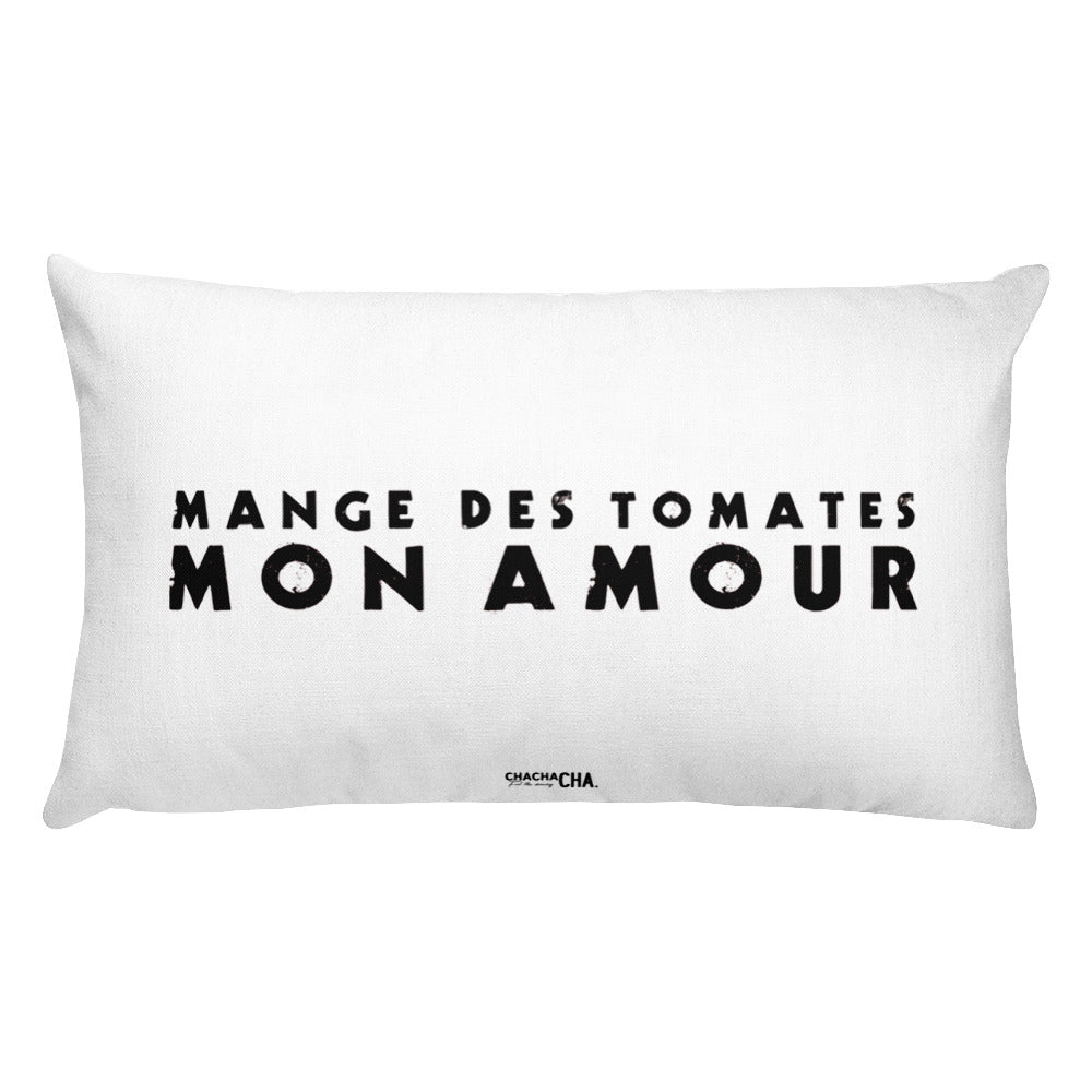 MANGE DES TOMATES rectangular pillow