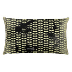 BLACK FLOWER POWER rectangular pillow