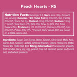 PEACH HEARTS candy