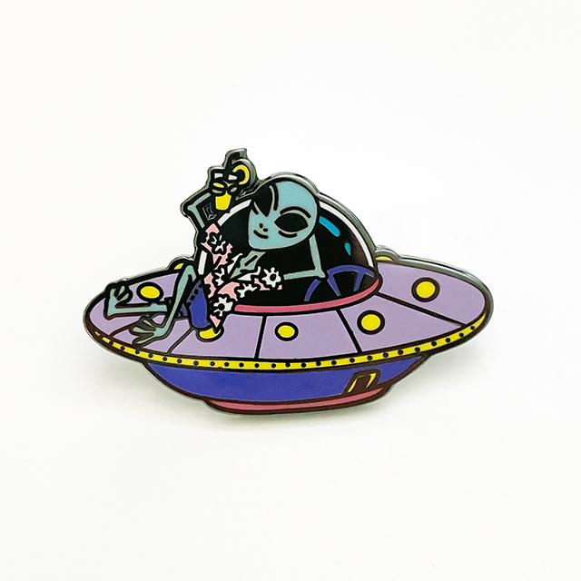 IF YOU LIKE PINA COLADAS UFO pin