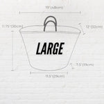 FRINGE RAFFIA STRAW market bag in different sizes
