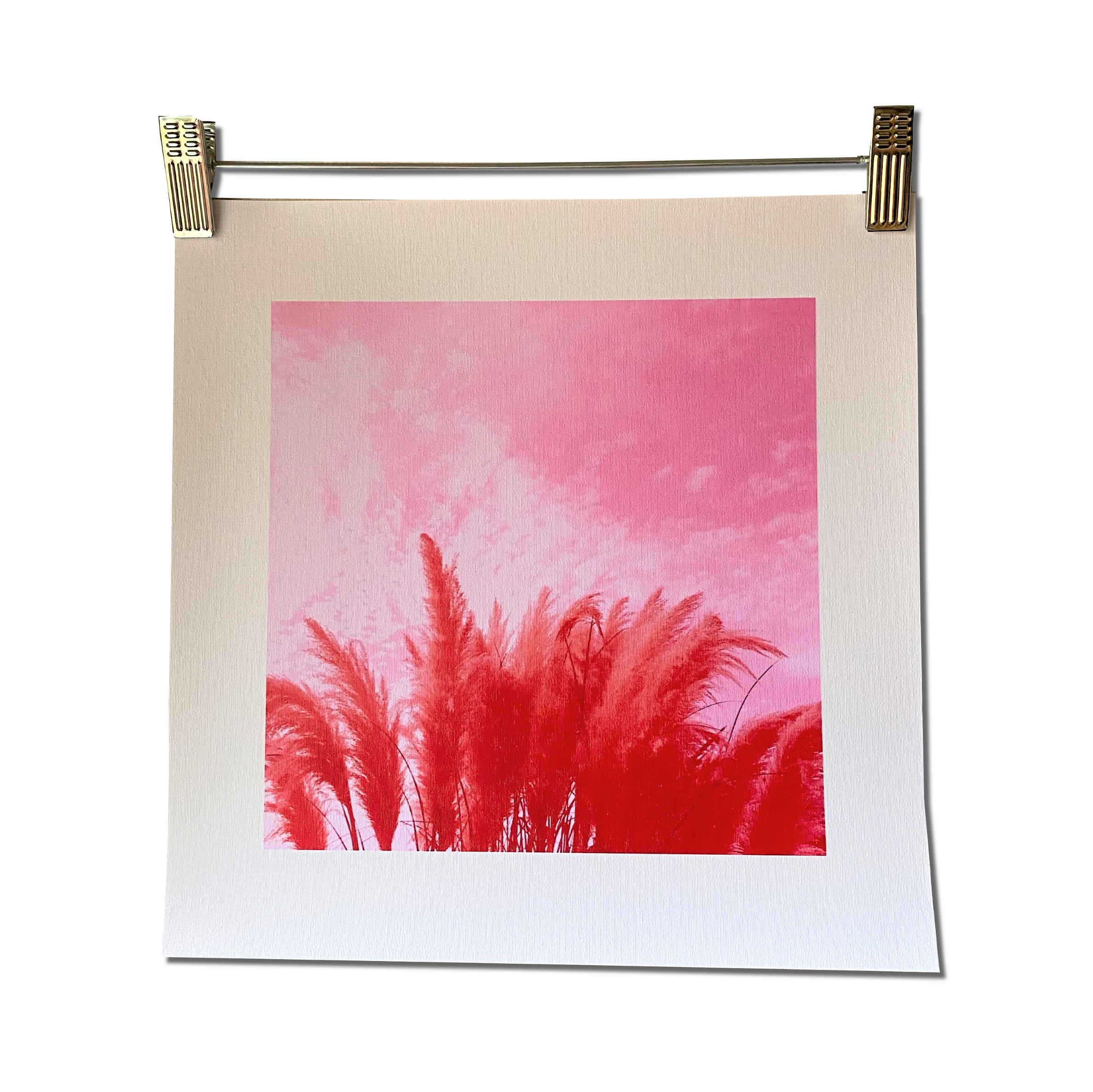 RED TEXAS CORTADOR unframed canvas print