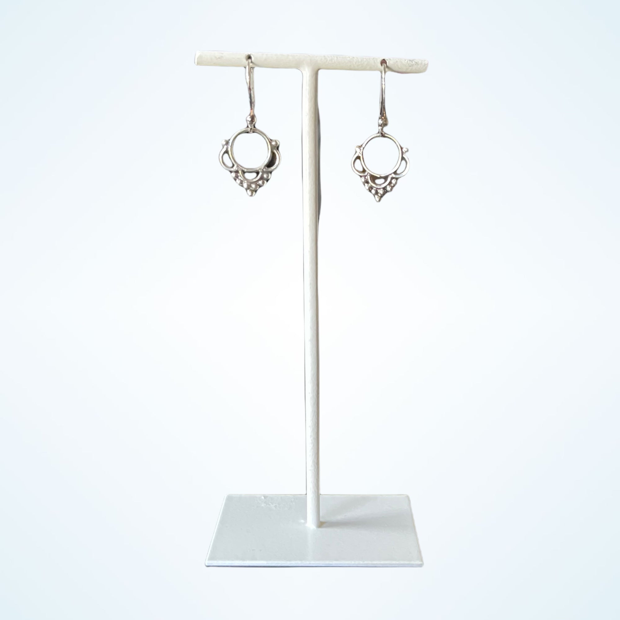 SILVER BOHO earrings