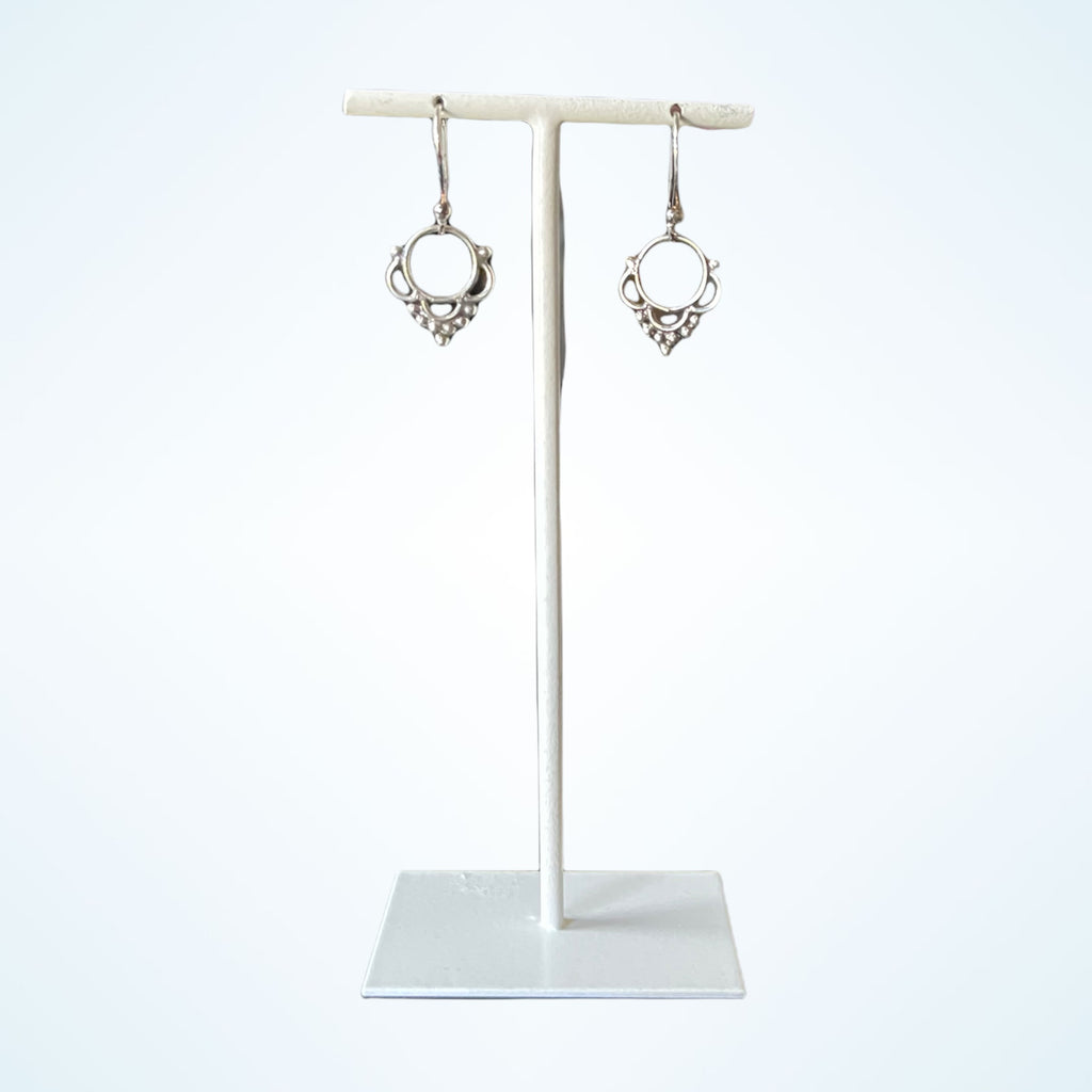 SILVER BOHO earrings