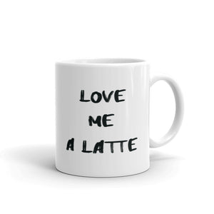 LATTE LOVE porcelain 11oz mug