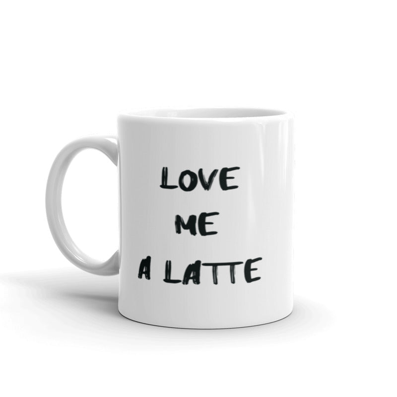 LATTE LOVE porcelain 11oz mug